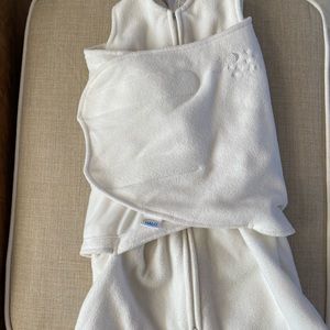 Newborn Halo Fleece sleep sack/swaddle